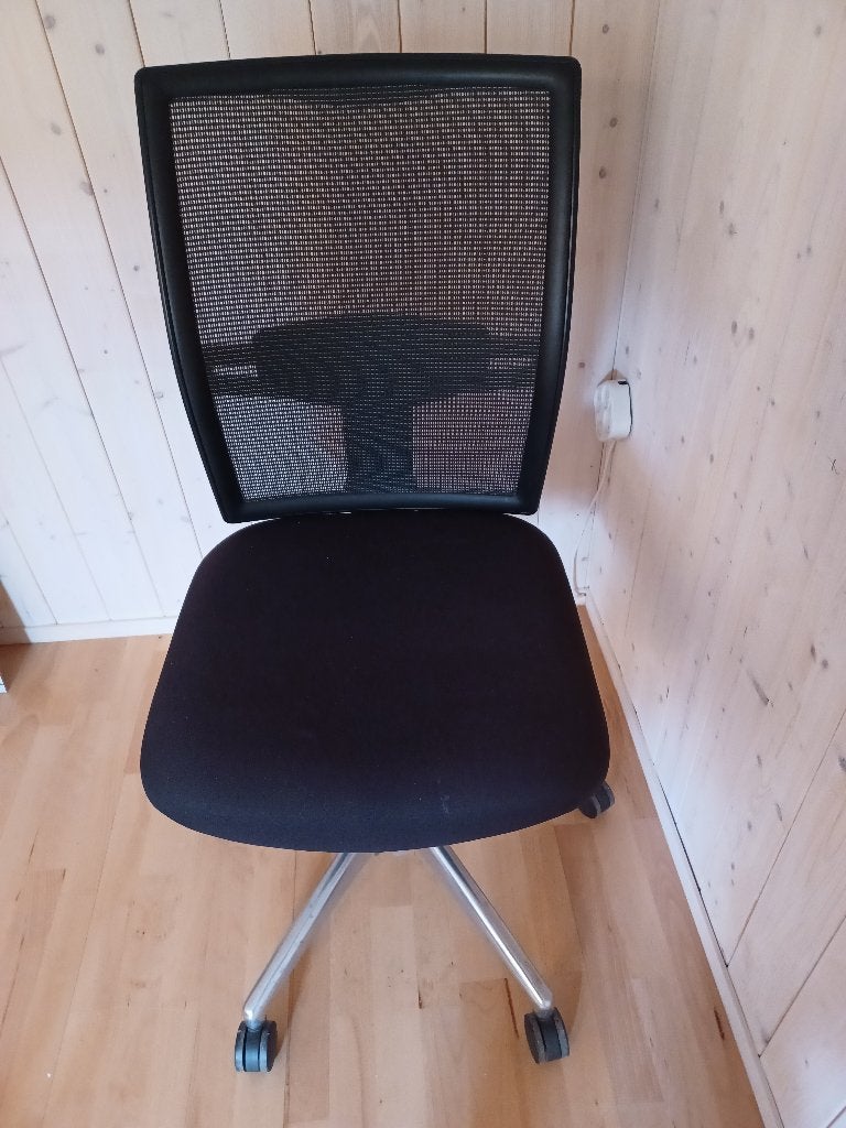 burostoel zwart, Ophalen, Ergonomisch, Gebruikt, Zwart