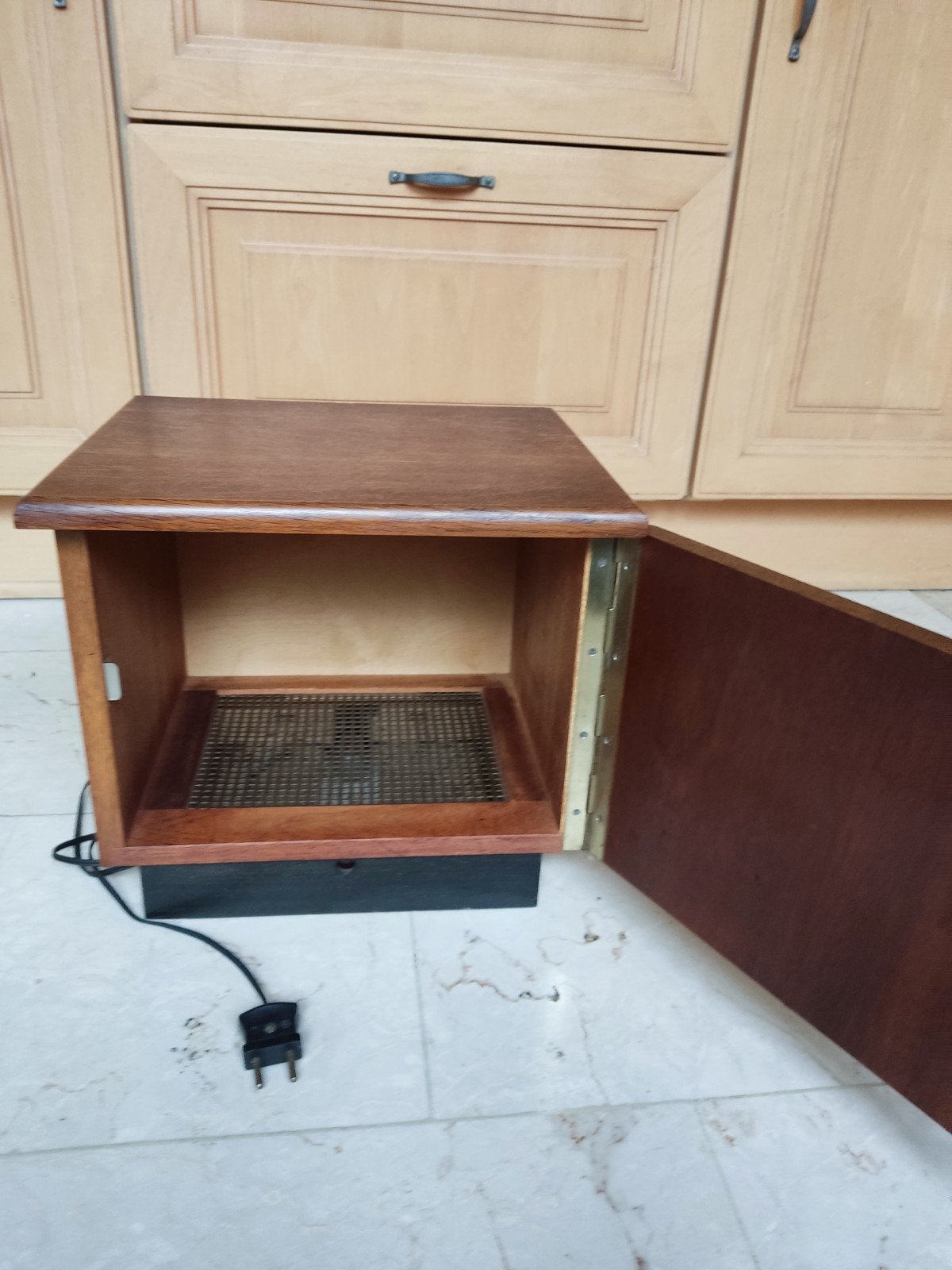 Vintage sigaren droogkistje / humidor - 30cm hoog, Ophalen of Verzenden