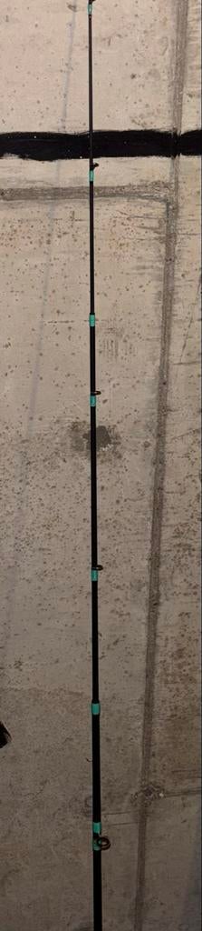 Groene reel hengel 1.80m, 4-14 gram werpgewicht, Ophalen of Verzenden, Nieuw, Werphengel