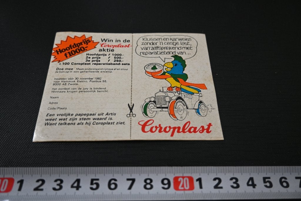 sticker COROPLAST klussen en karweien zonder 'n centje, Ophalen of Verzenden, Zo goed als nieuw