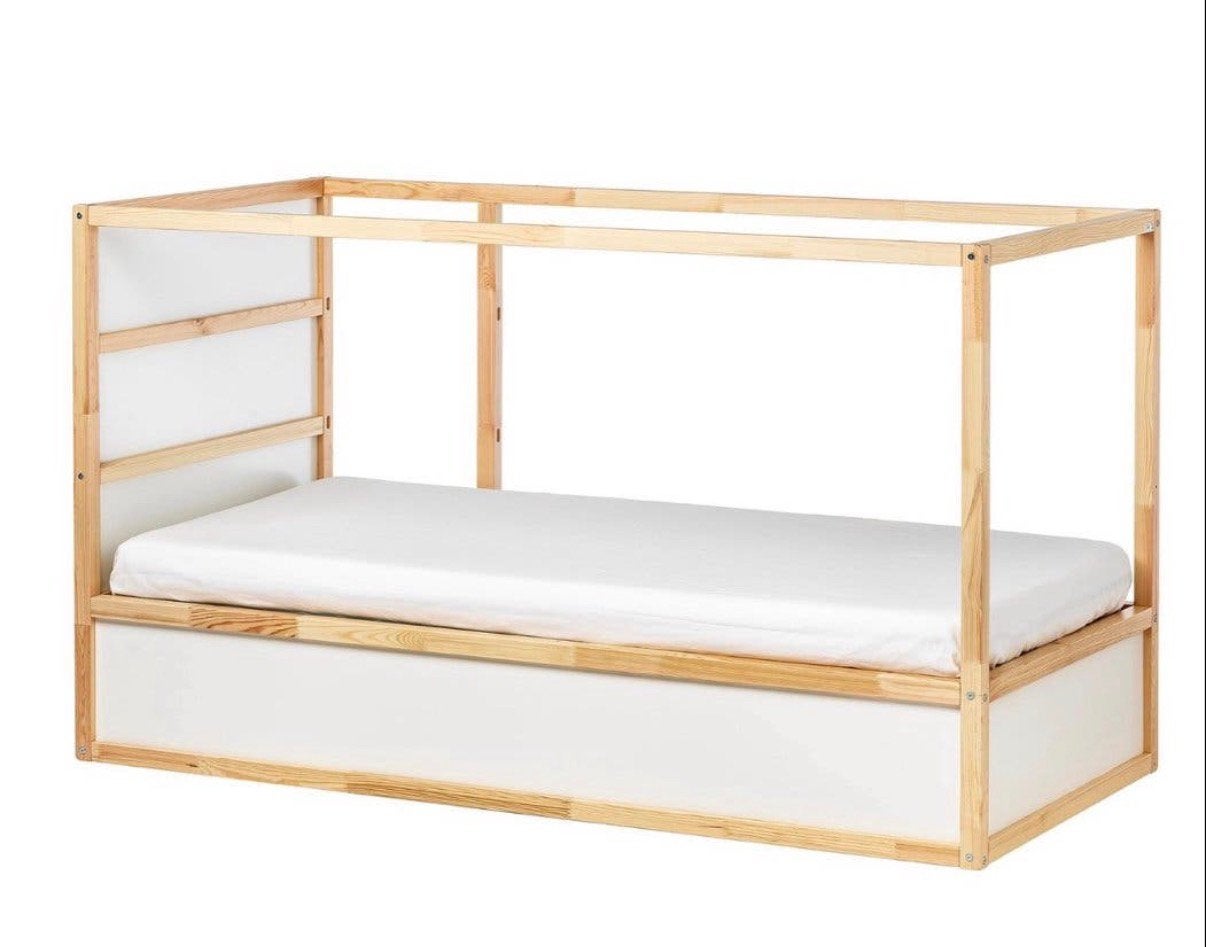 Ikea Kura omkeerbaar bed 200x90, zgan, Ophalen, Zo goed als nieuw, Halfhoogslaper