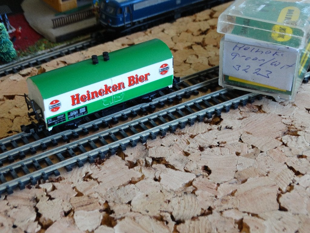 N -Spoor: Adv 275: Trix: ZGAN Heineken bierwagon, 3223. NS., Hobby en Vrije tijd, Modeltreinen | N-Spoor, Gelijkstroom of Wisselstroom