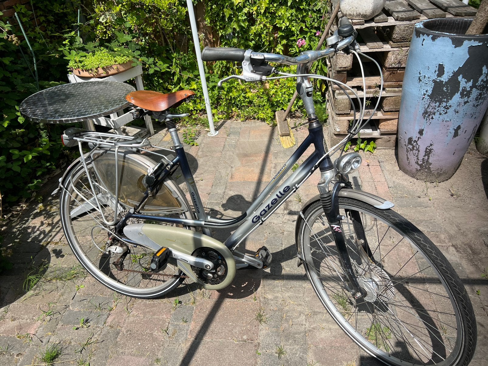 gazelle dames fiets luzero, Ophalen, Minder dan 10 versnellingen, 53 tot 56 cm, Zo goed als nieuw