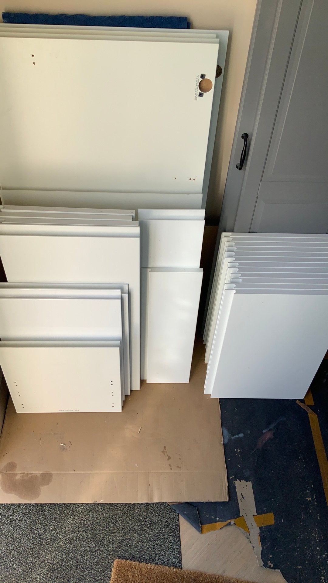 IKEA VOXTORP Frontjes & Deurtjes – Diverse maten, Huis en Inrichting, Keuken | Keukenelementen, Ophalen, Gebruikt, Wit, 50 tot 100 cm