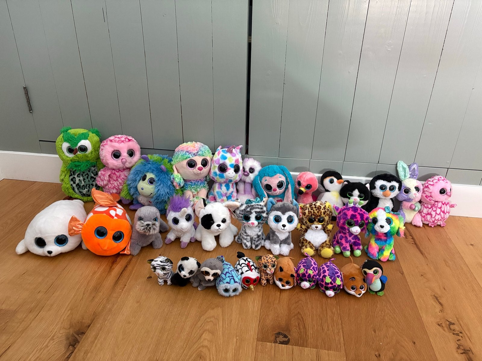 Grote collectie Ty Beanie Boo's en Beanie Babies, Kinderen en Baby's, Speelgoed | Knuffels en Pluche, Ophalen, Gebruikt, Middelgroot (20 tot 80 cm)