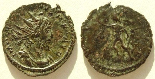 Romeinse munt van keizer Victorinus (268-270), Sear 3165, Postzegels en Munten, Munten | Europa | Niet-Euromunten, Verzenden, Overige landen