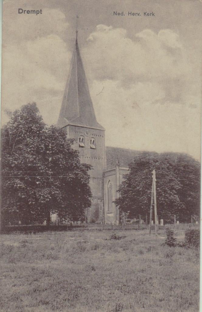 DREMPT NED. HERV. KERK, Verzamelen, Ophalen of Verzenden, Voor 1920, Noord-Brabant
