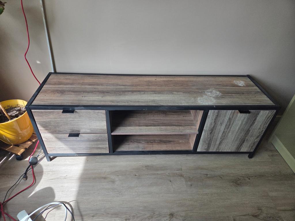Gratis TV meubel - 140x39x45 cm - Ophalen, Gebruikt, 100 tot 150 cm, Minder dan 100 cm, 25 tot 50 cm