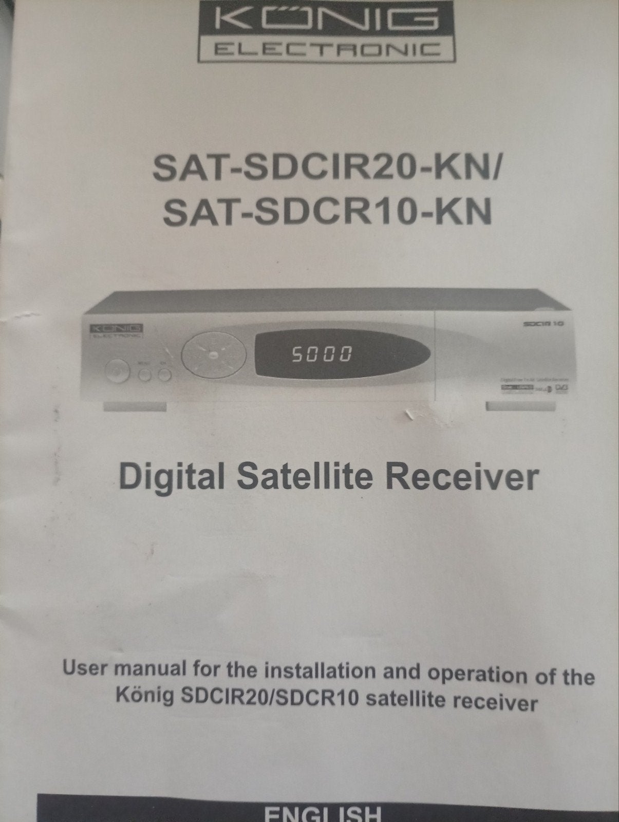 Satelliet set camping, Ophalen