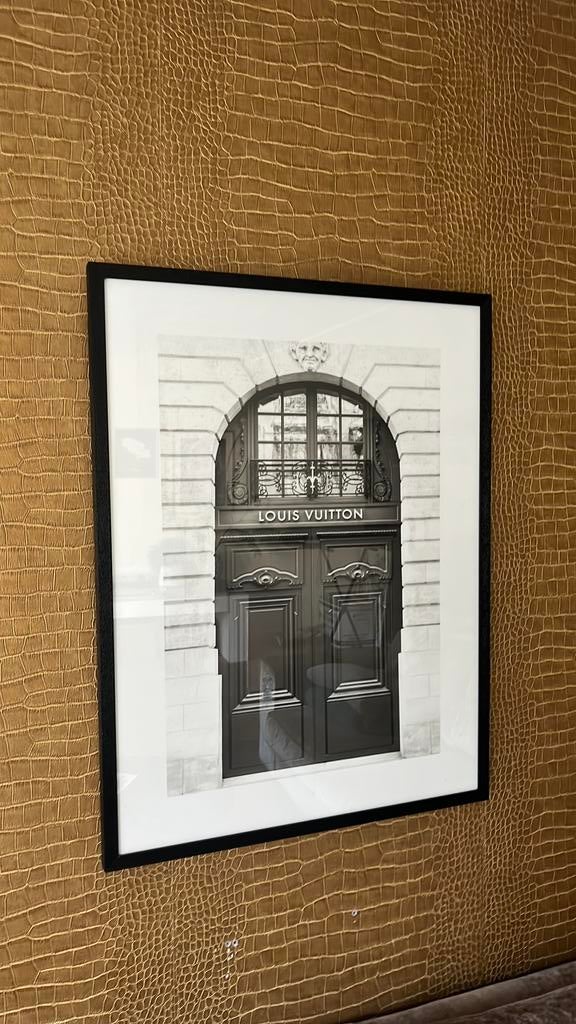 Schilderij/ afbeelding louis vuitton, Ophalen of Verzenden, Zo goed als nieuw, Hout, Minder dan 50 cm