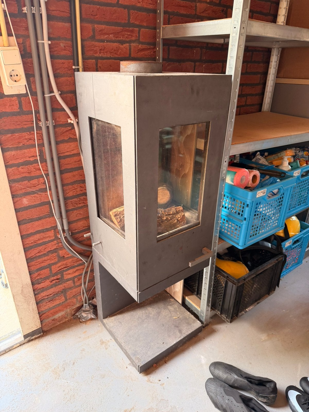 Skantherm Pico houtkachel haard leuk voor onder overkapping, Ophalen, Zo goed als nieuw, Hout, Houtkachel