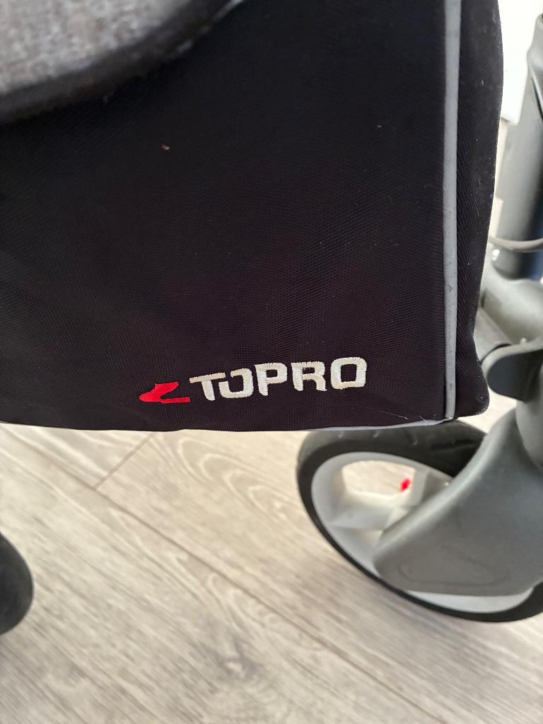 Topro Troja 5G S zwart lichtgewicht rollator, Ophalen, Opvouwbaar, Zo goed als nieuw