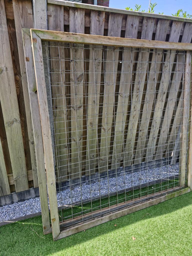 2 Trellis,  gaaspaneel, trellisscherm, Ophalen, Minder dan 3 meter, Hout, 1 tot 2 meter