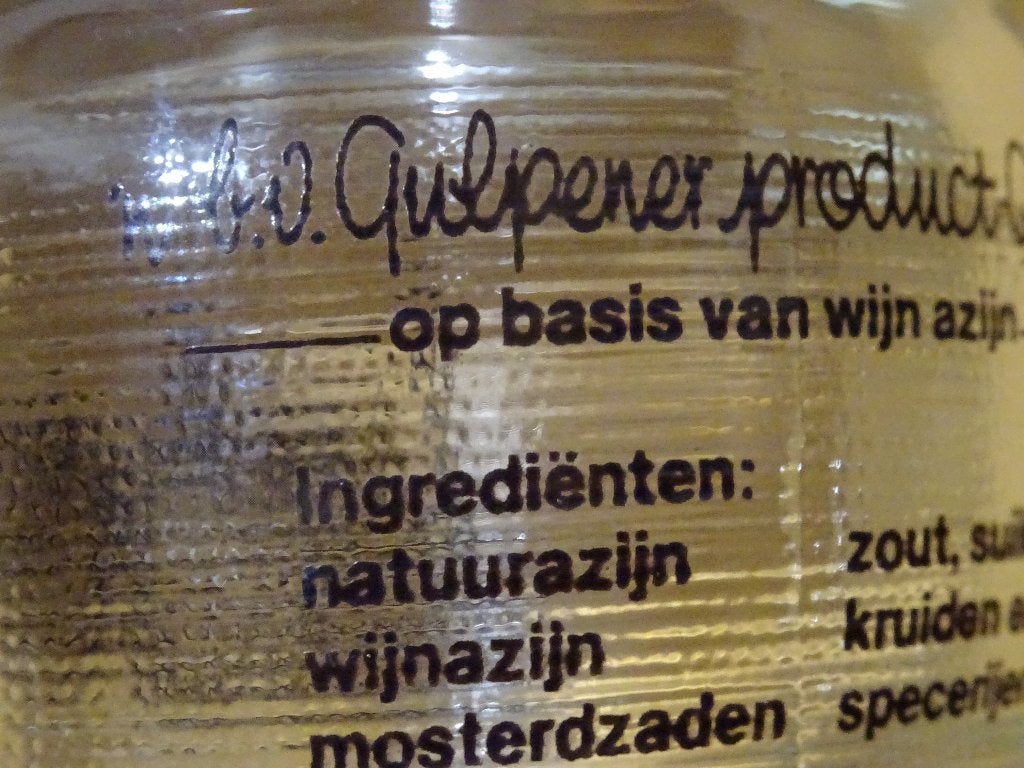 Gulpener mosterd pot gevraagd oude mosterdpot Gulpener, Verzamelen, Ophalen of Verzenden, Gebruikt, Verpakking