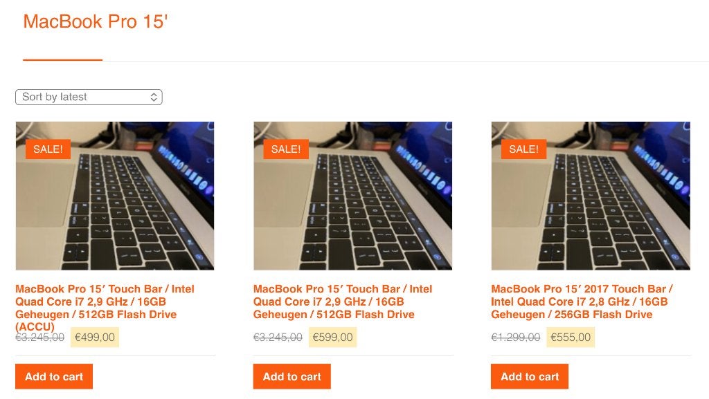 MacBook Pro 15,4" i7 16GB 512GB SSD Radeon Pro 560, MacBook Pro, Gebruikt, 2 tot 3 Ghz, Ophalen of Verzenden