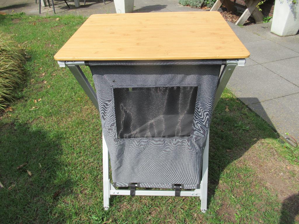 camping kook tafel, Caravans en Kamperen, Kampeermeubelen, Gebruikt, Campingmeubel-accessoire, Ophalen