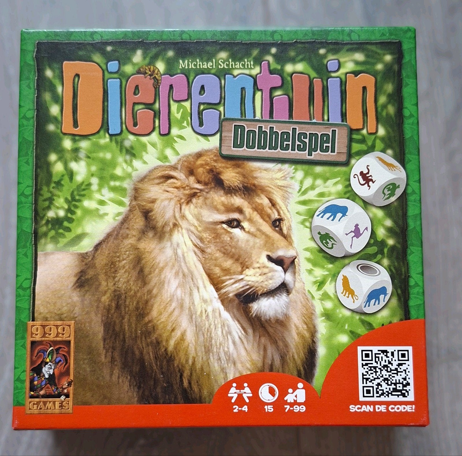 Dierentuin dobbelspel, Een of twee spelers, Ophalen of Verzenden, Zo goed als nieuw, 999 Games