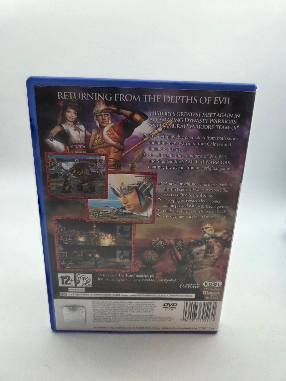 Warriors Orochi 2 PlayStation 2 (PS2) - Actie RPG, Avontuur en Actie, Gebruikt, Koei Tecmo, Info@koeitecmo.co.jp