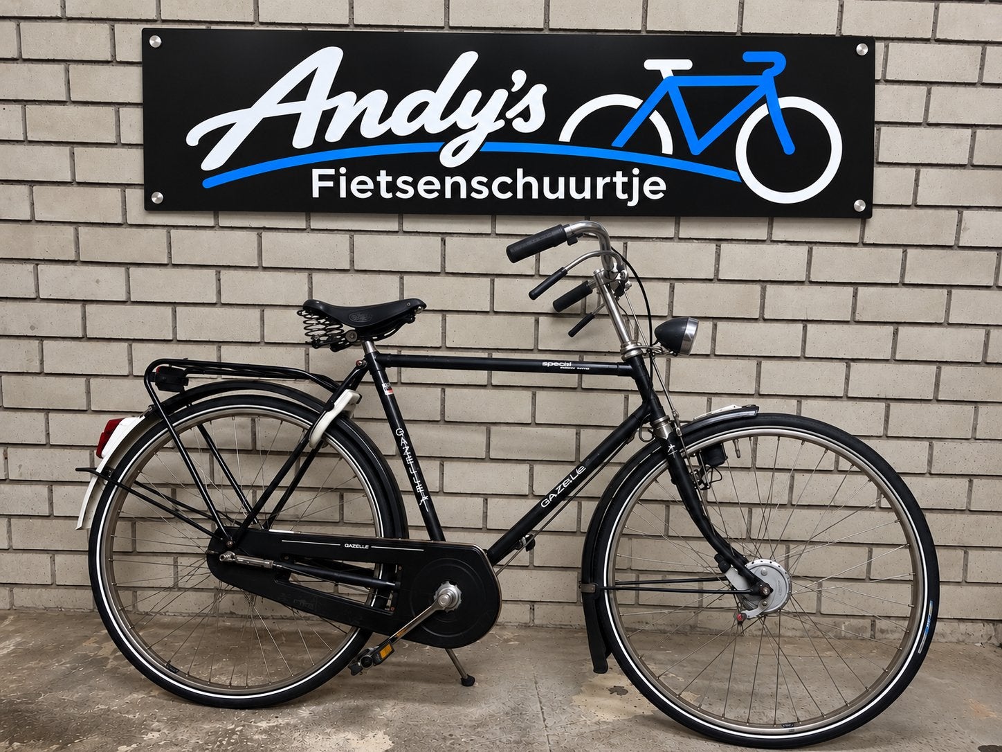 Gazelle speciaal herenfiets 28 inch, Ophalen, Versnellingen, Zo goed als nieuw, 57 tot 61 cm