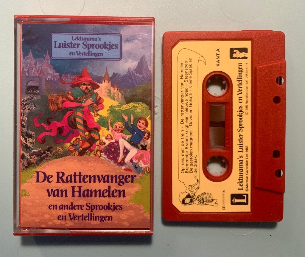 Lekturama's Luister Sprookjes Rattenvanger van Hamelen, Kinderen en Jeugd, 1 bandje, Ophalen of Verzenden, Zo goed als nieuw