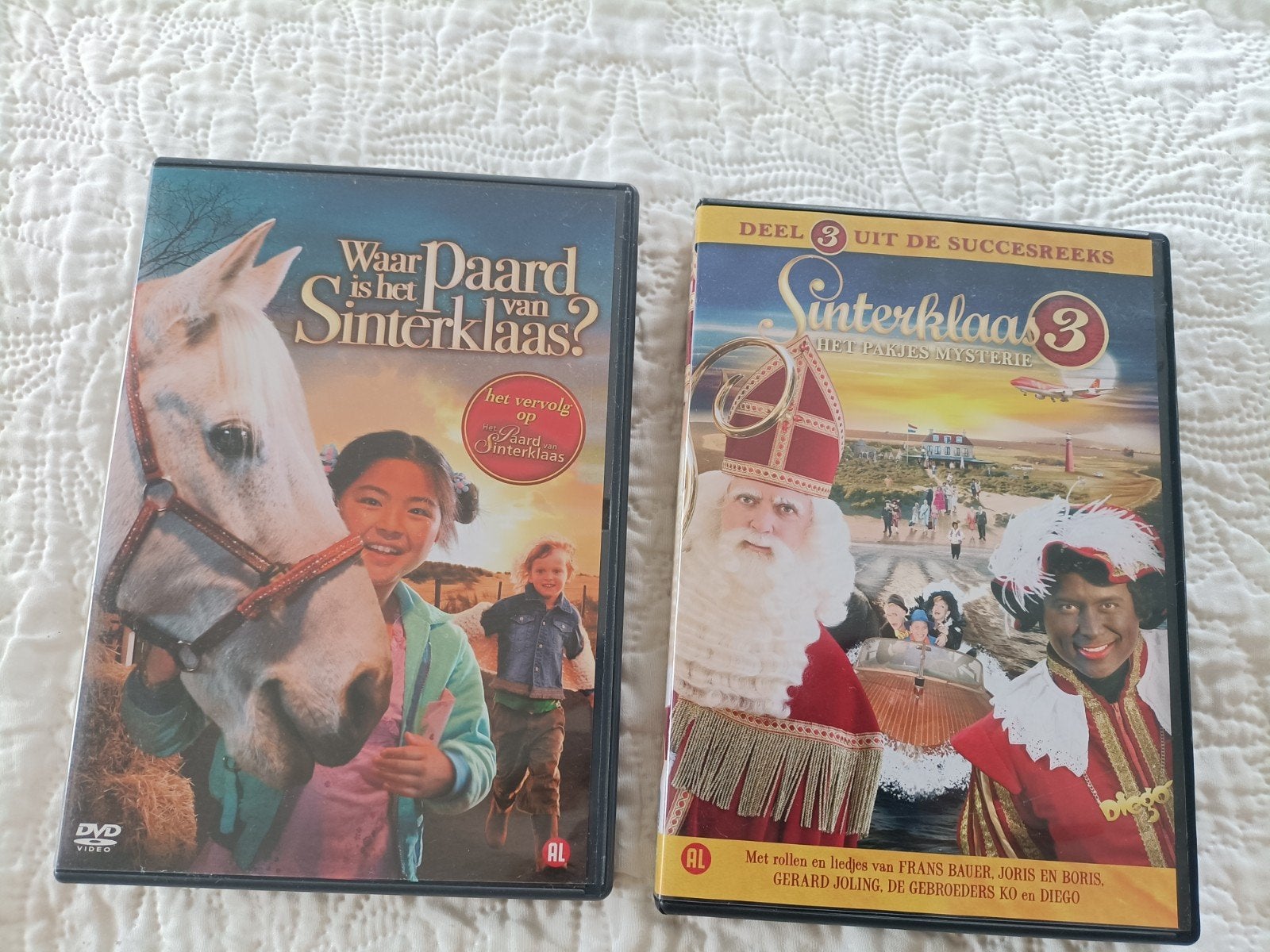 2x DVD Sinterklaas voor €2, Alle leeftijden, Overige typen, Overige soorten, Zo goed als nieuw