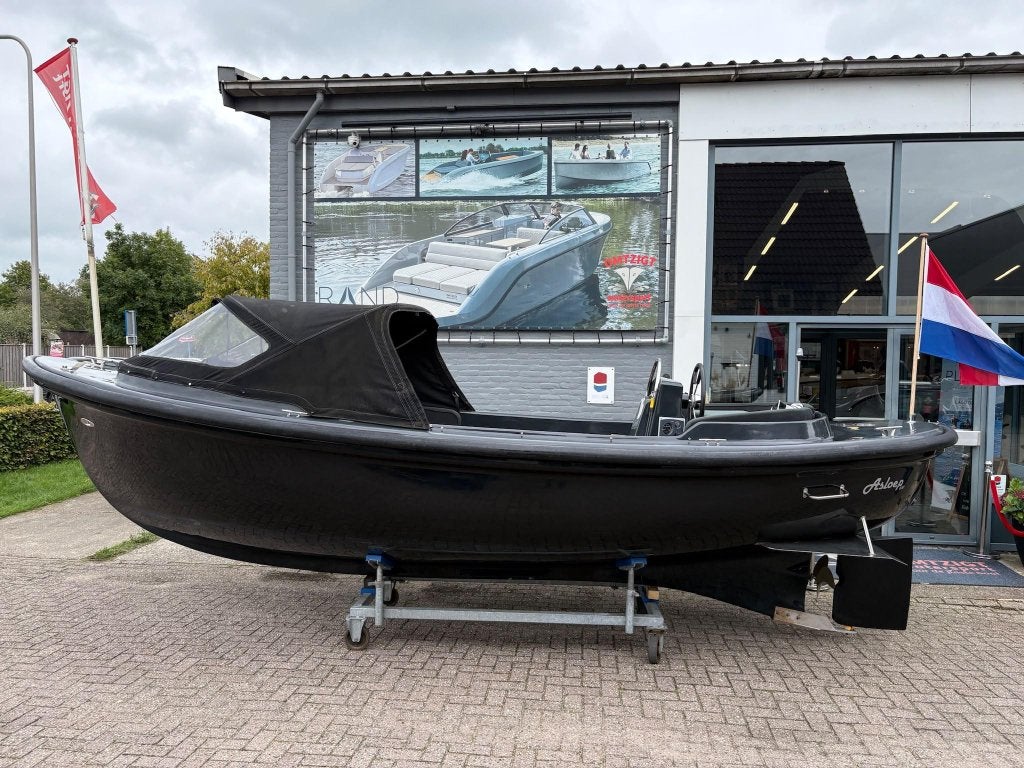 Asloep 650 met Craftsman Diesel motor 16 PK, Overige merken, 16 pk, Afdekzeil, Binnenboordmotor
