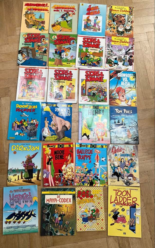 Grote collectie diverse stripboeken - Sjors en Sjimmie, De G, Boeken, Stripboeken, Meerdere stripboeken, Ophalen of Verzenden