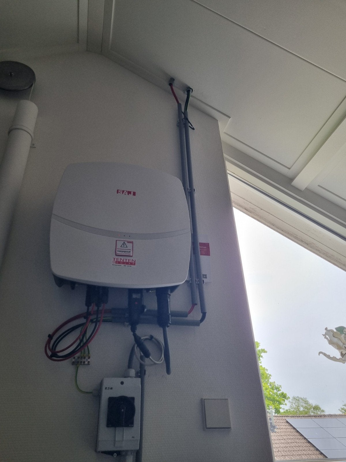 SAJ R5-4K-T2-15 Omvormer voor Zonnepanelen, Ophalen, Zo goed als nieuw, Overige typen