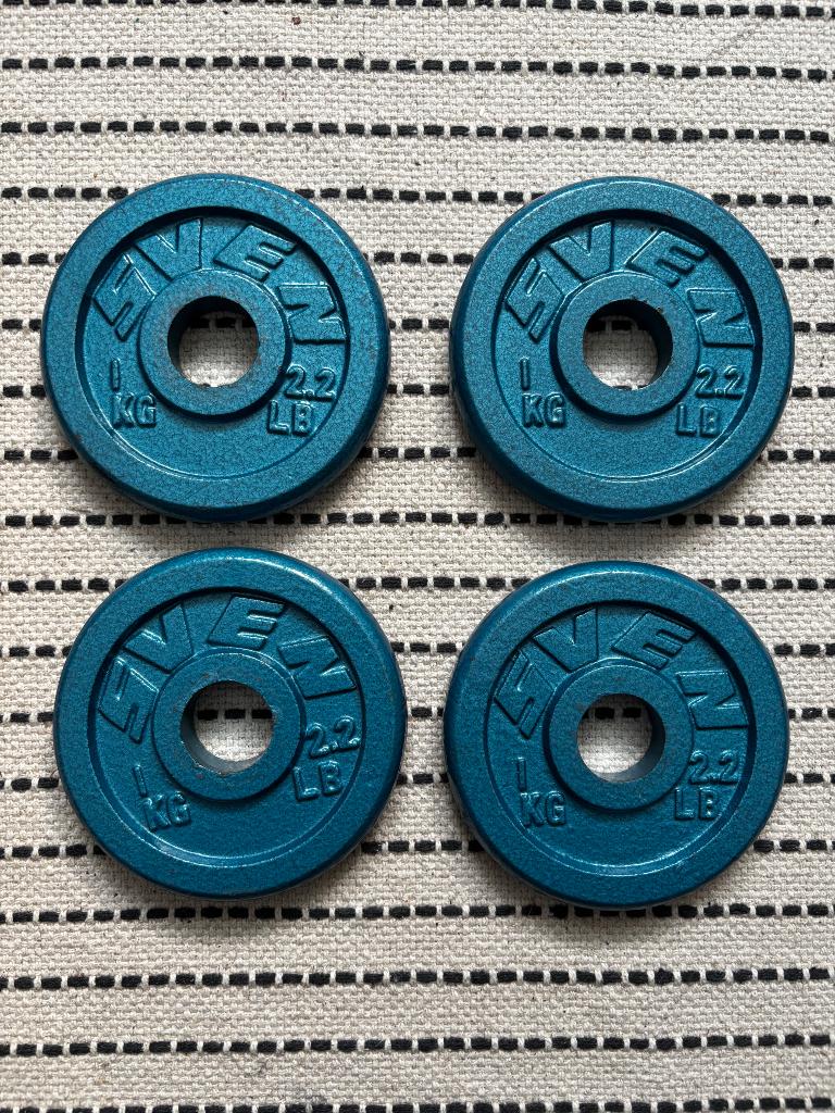 Gewichten los 4 stuks merk Sven, Sport en Fitness, Fitnessmaterialen, Zo goed als nieuw, Dumbbell, Ophalen