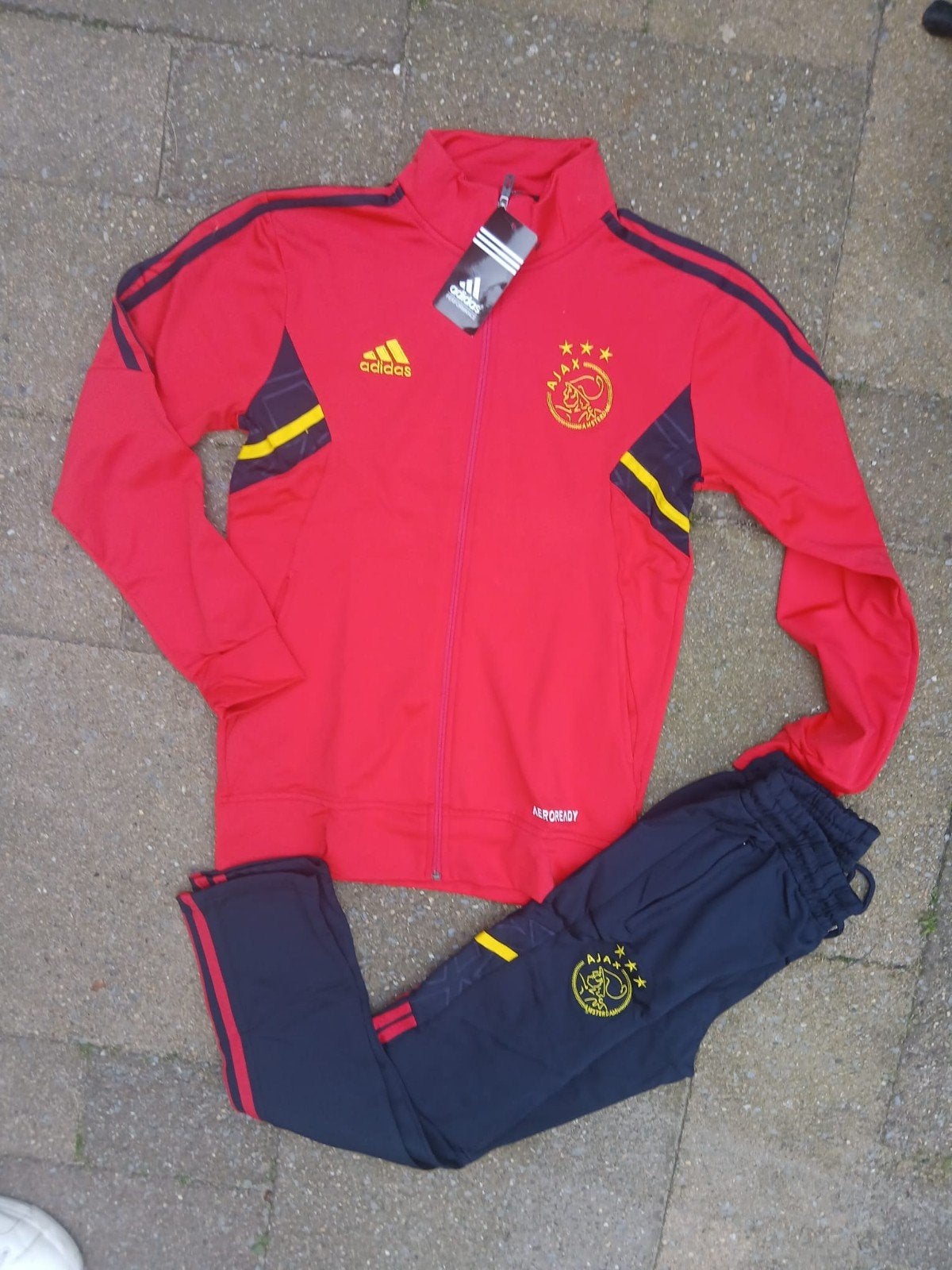ajax Amsterdam trainingspak maat m, Ophalen of Verzenden, Nieuw, Blauw, Voetbal