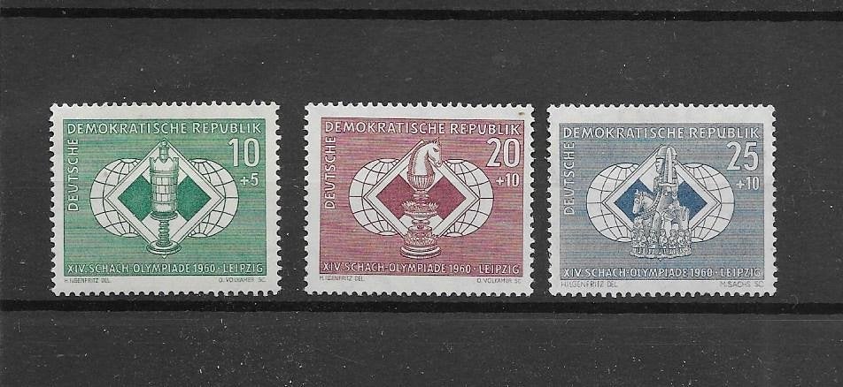 DDR 1960. Michel 786 t/m 788, Postfris., Verzenden, DDR, Postfris