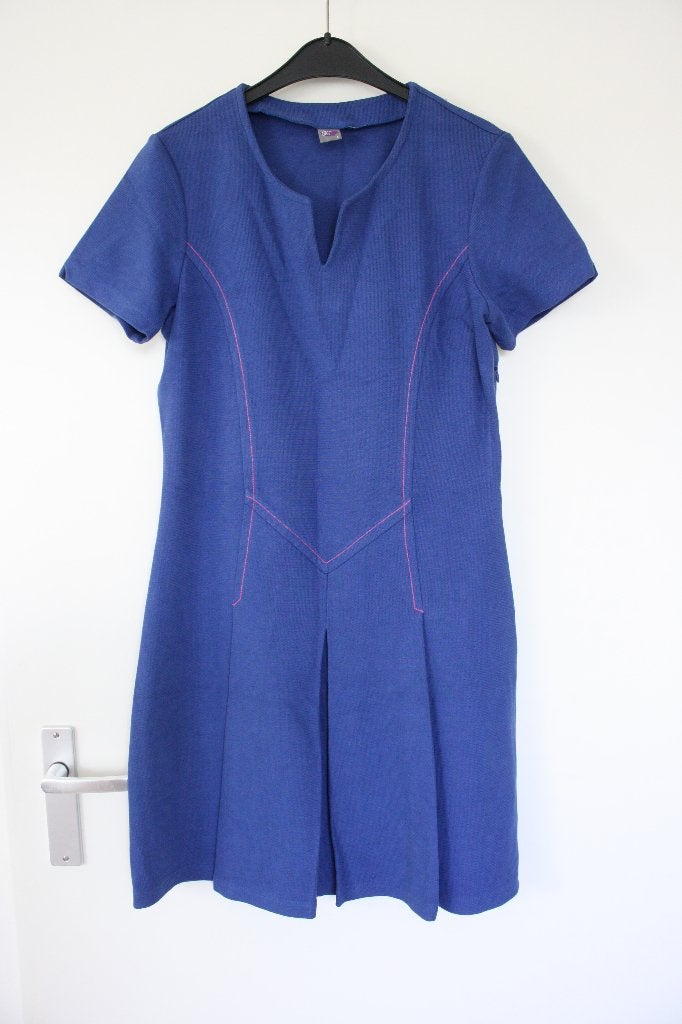 Retro Wow to go jurk in maat L, Blauw, Wow to go, Maat 42/44 (L), Ophalen of Verzenden