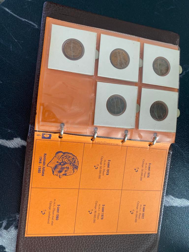 Verzameling Nederlandse 5 cent munten Koningin Juliana, Ophalen of Verzenden, Koningin Juliana, 5 cent, Setje