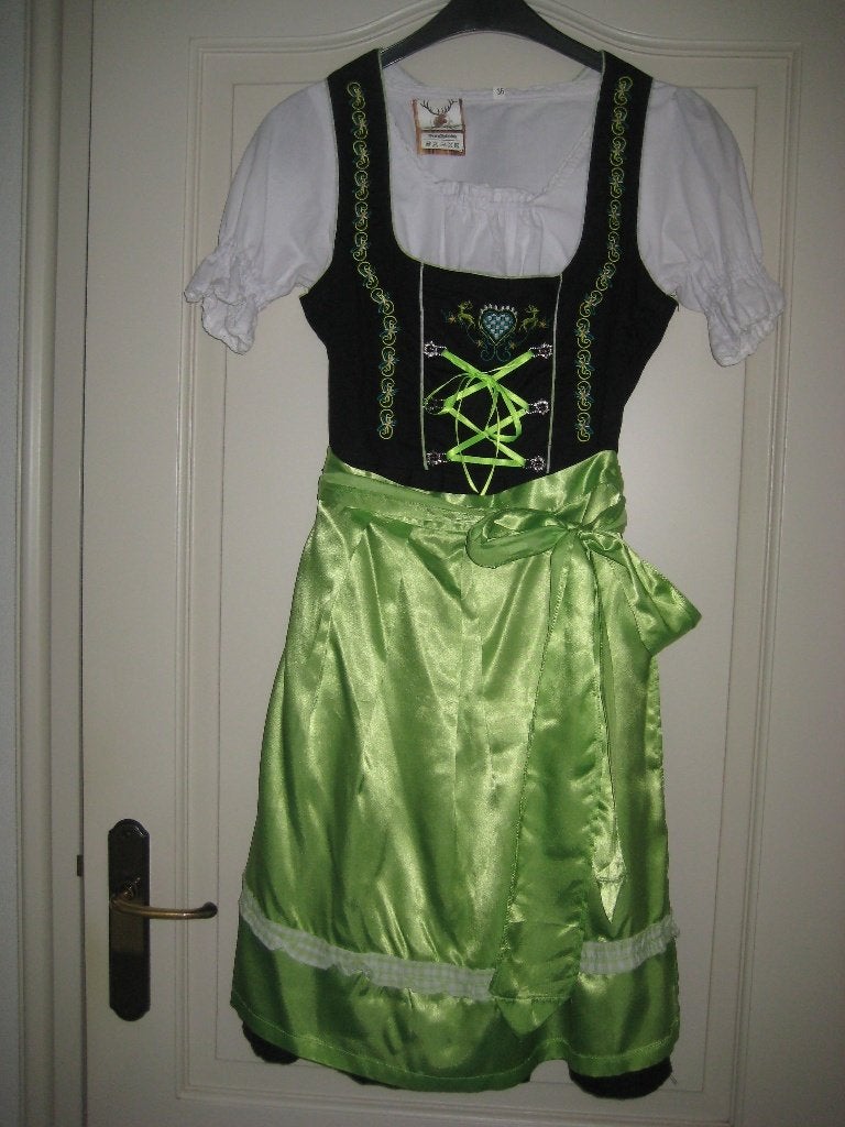 Oktoberfest Dirndl maat 36, Ophalen of Verzenden, Zo goed als nieuw, Kostuum