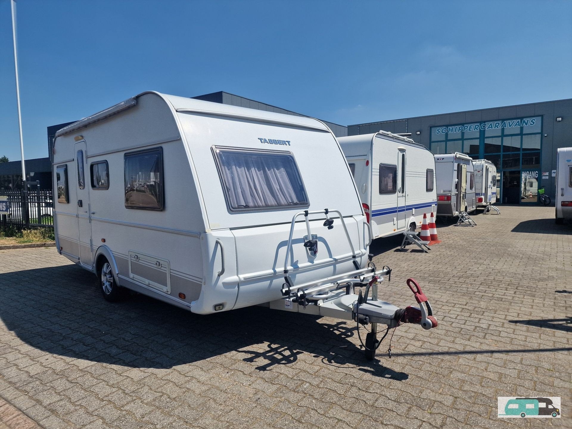 Tabbert vivaldi 460 TD mover, voortent, luifel (bj 2011), Caravans en Kamperen, Tabbert, Reservewiel, Bedrijf, 6 tot 7 meter