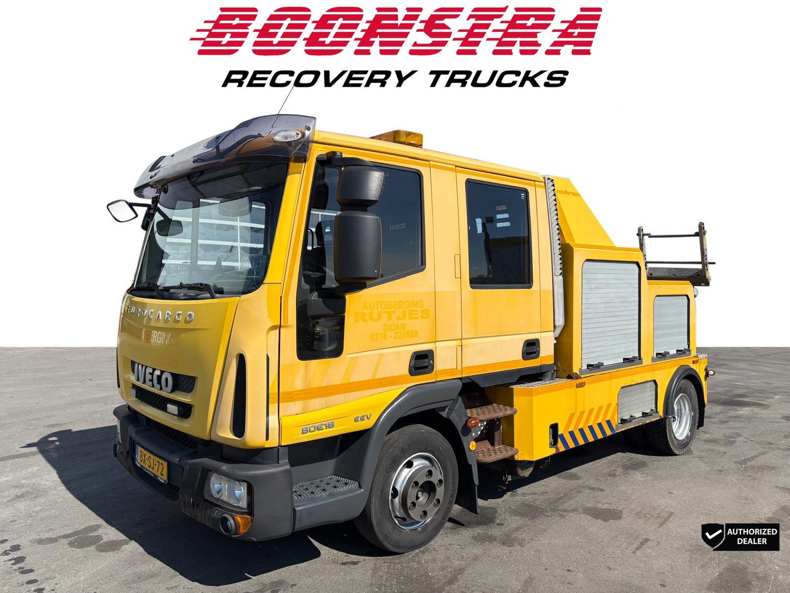 Iveco ML80E18D 7 persoons Falkom FAW 2000 Wrecker Remote Ber, Auto's, Automaat, Euro 5, Achterwielaandrijving, Iveco