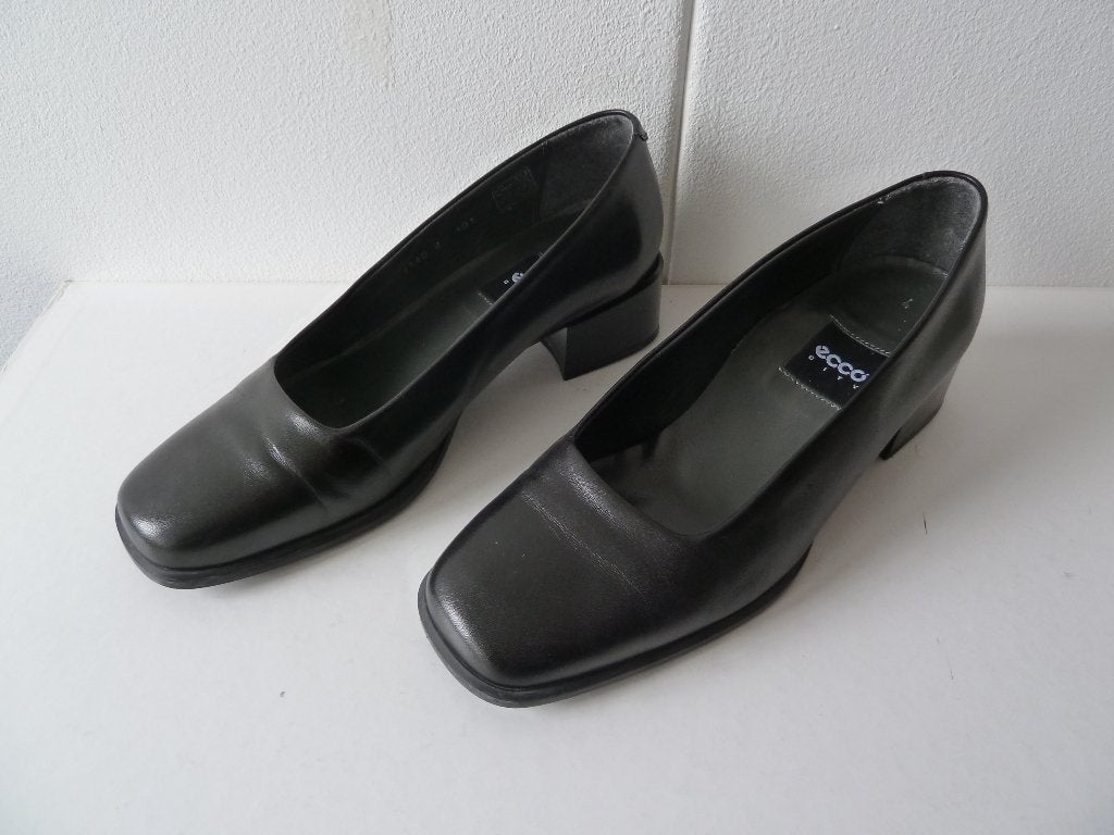 Ecco zwart met lage hak mt 37 splinternieuw, Schoenen met lage hakken, Zwart, Nieuw, Ophalen of Verzenden