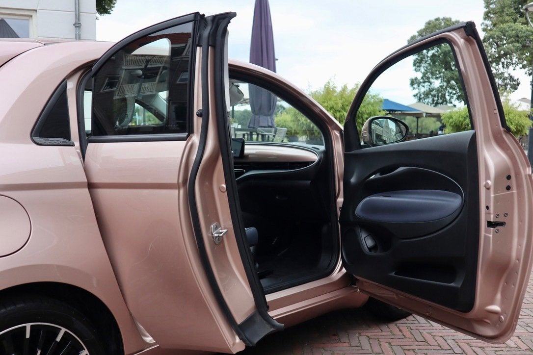 Fiat 500e 3+1 Icon 42 kWh | RIJKLAARPRIJS | SOH 93% | Apple, Auto's, Dealer onderhouden, Stof, Gebruikt, 118 pk
