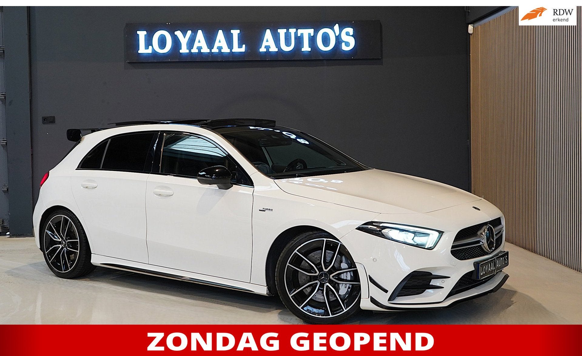 Mercedes-Benz A-klasse AMG 35 4MATIC Edition 1 | AERO PAKKET, Auto's, Mercedes-Benz, Automaat, Gebruikt, Euro 6, 4 cilinders
