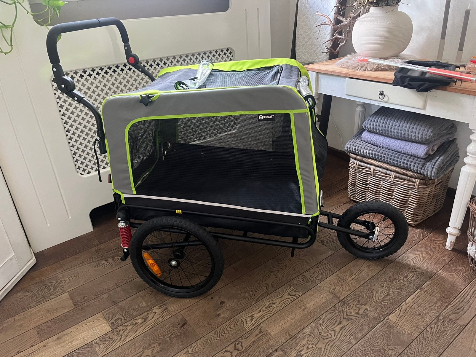 Hondenkar voor grote hond / fietsaanhanger, Ophalen, Nieuw, Hondenkar