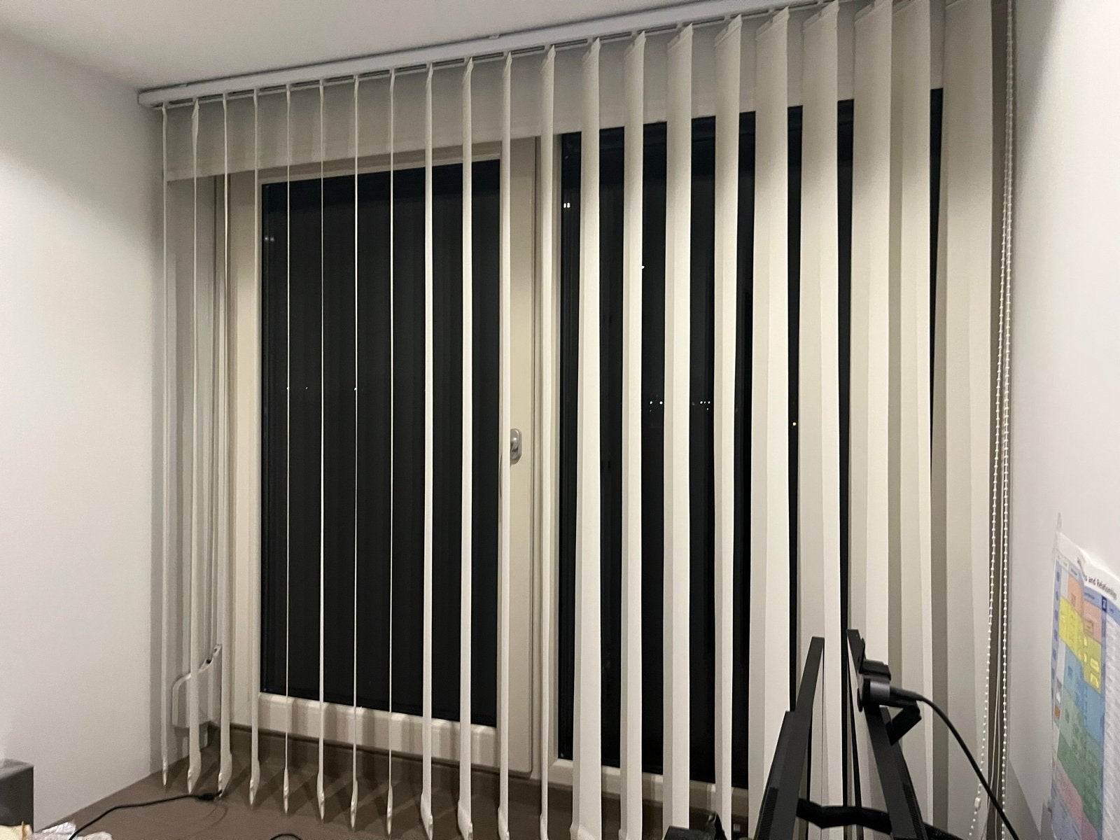 IKEA Lamellen Crème Wit stof - 171x150 cm (inkortbaar), Ophalen, Gebruikt, Lamellen, Crème