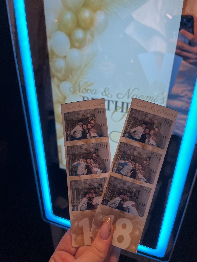 Spiegel photobooth | Te huur - onbeperkt printen, Hobby en Vrije tijd, Feestartikelen | Verhuur, Ophalen of Verzenden, Nieuw