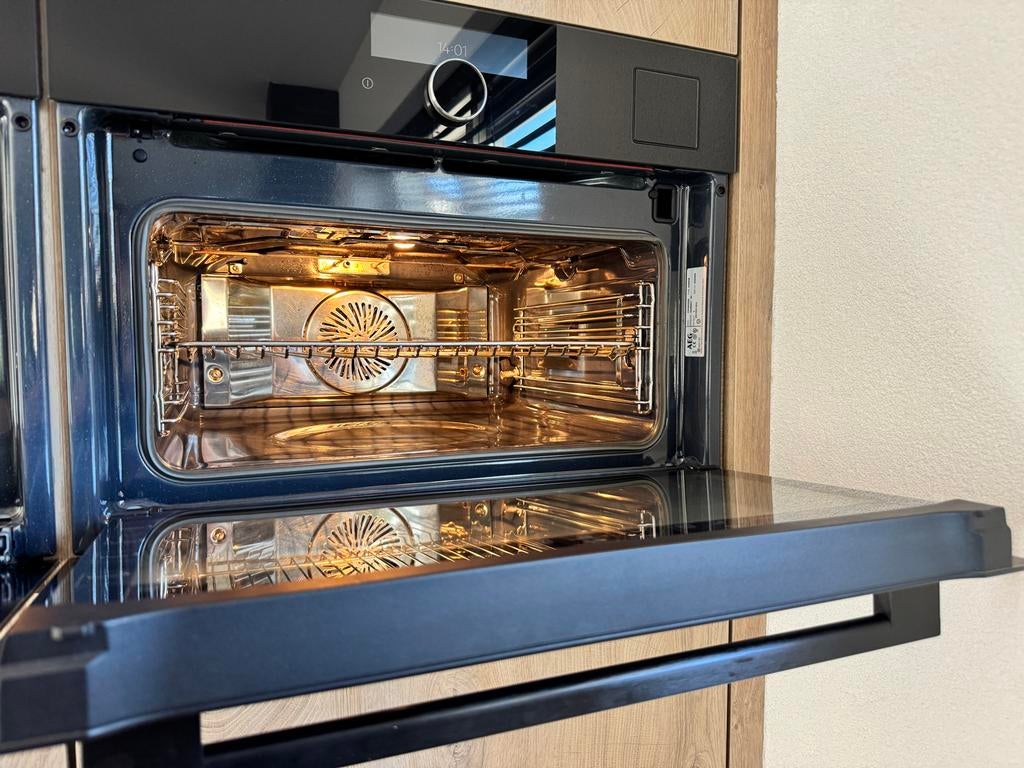 AEG KSK892220B SteamPro Inbouw Stoomoven - Zo goed als nieuw, Witgoed en Apparatuur, Ovens, Ophalen, Oven, Hete lucht, Zo goed als nieuw
