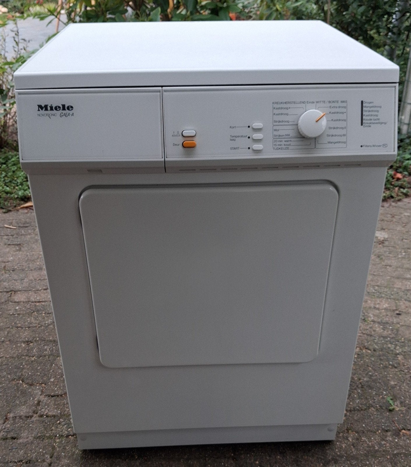 Miele Novotronic Gala-A Wasdroger - Betrouwbaar en Efficiënt, Ophalen, 6 tot 8 kg, Gebruikt, Luchtafvoer