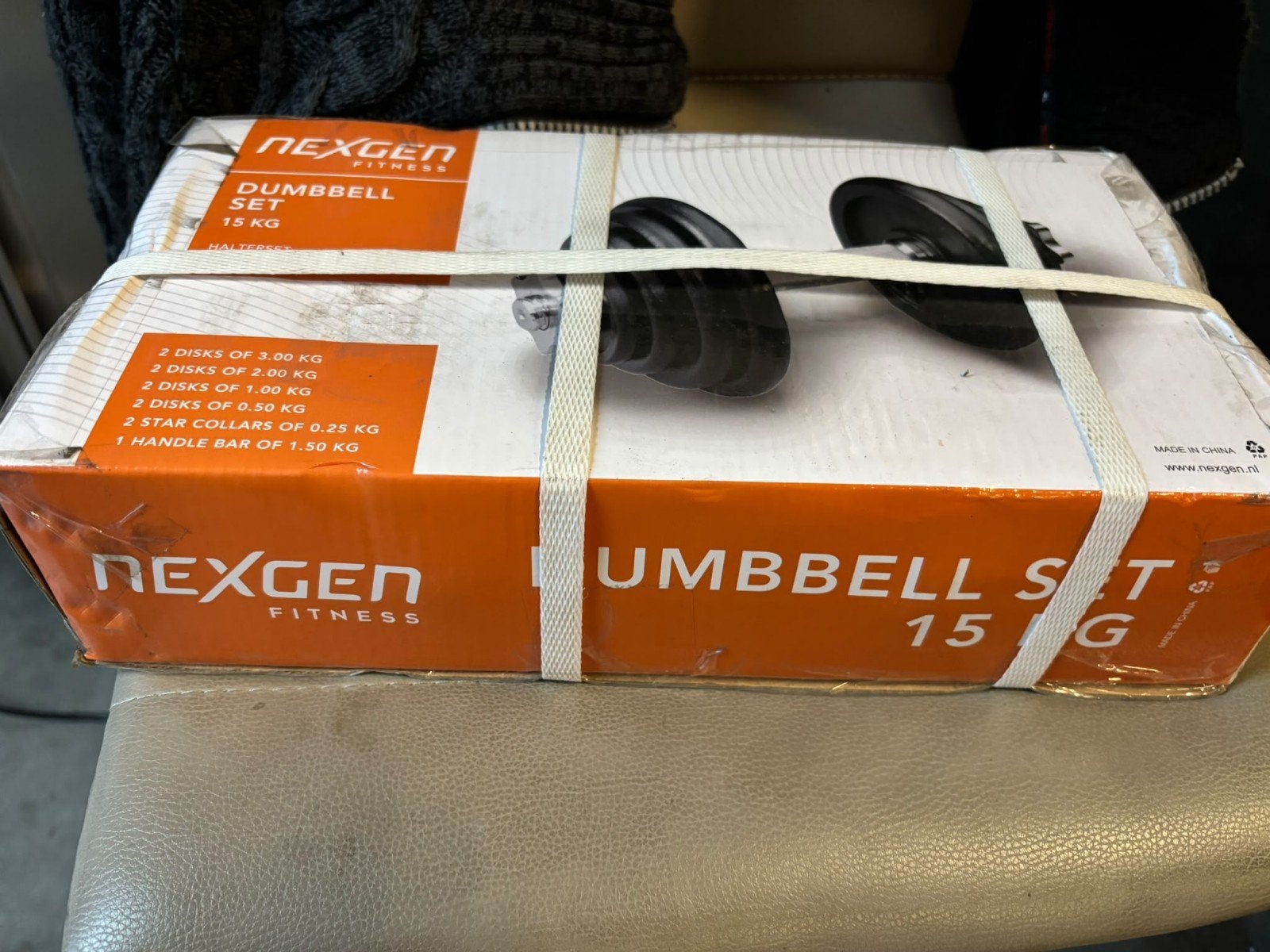 Nexgen Fitness Dumbbell Set 15 kg, Ophalen