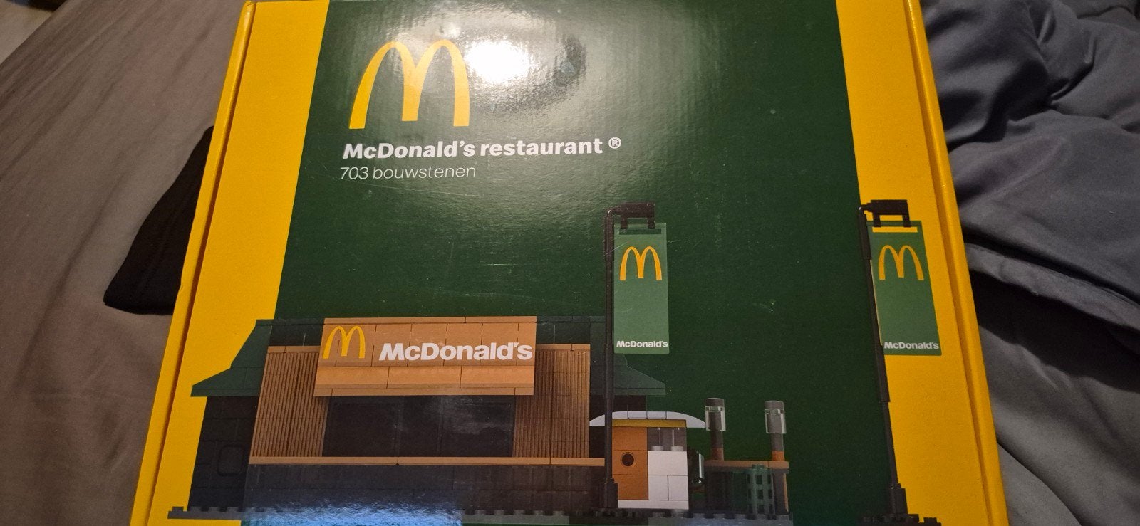 McDonald's restaurant bouwstenen set - 703 stenen, Ophalen of Verzenden, Nieuw, Overige merken