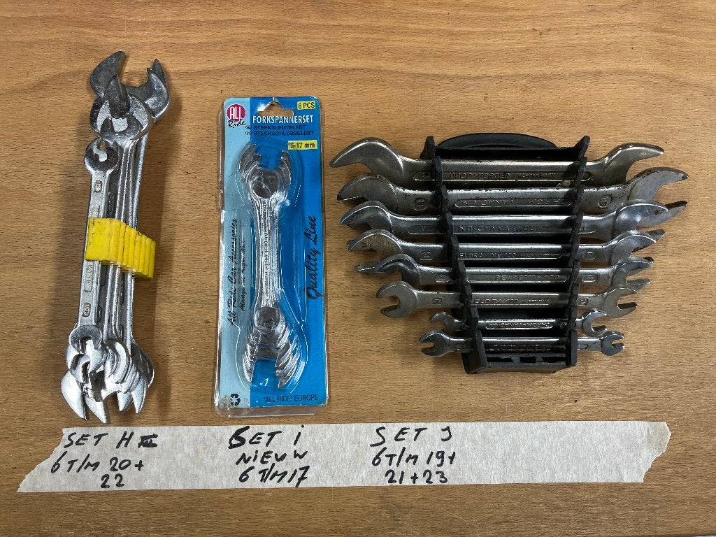 Steeksleutels, Slagsleutels, sets en sleutels van automerken, Auto diversen, Autogereedschap, Ophalen of Verzenden, Gebruikt