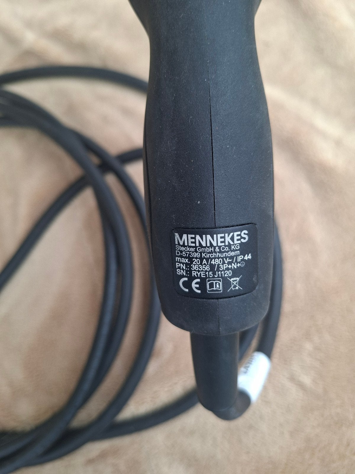 Volvo Mennekes Type 2 Laadkabel - 20A/480V - Gebruikt, Auto-onderdelen, Ophalen, Gebruikt, Volvo