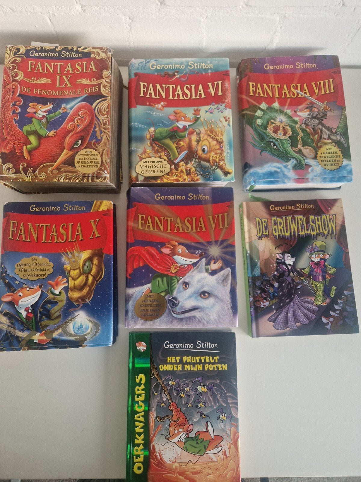 Geronimo Stilton pakket - Fantasia, Oerknagers, Duistermuis, Ophalen of Verzenden, Gelezen, Fictie algemeen