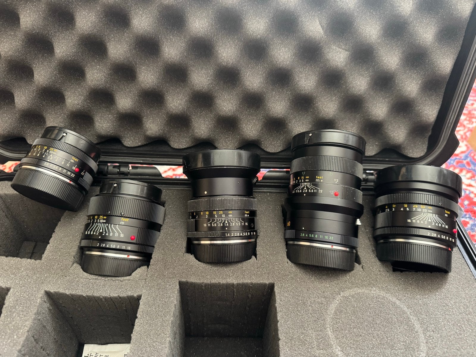 Leica-R Lens Set, Audio, Tv en Foto, Fotografie | Lenzen en Objectieven, Leica, Handmatige focus, Groothoeklens, Ophalen of Verzenden